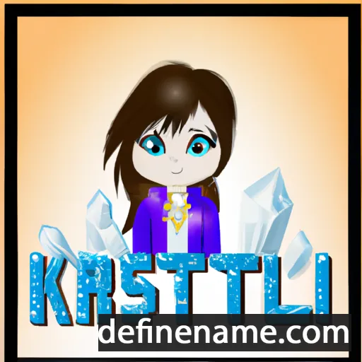 Kristal cartoon