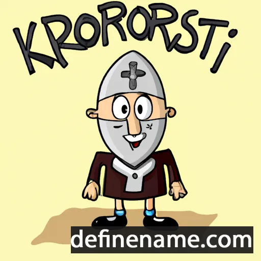 cartoon of the name Kristapor