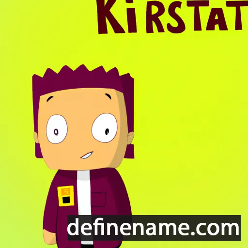 Kristaq cartoon