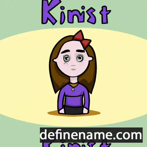 Kristín cartoon