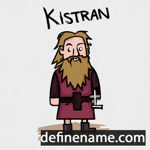 cartoon of the name Kristján