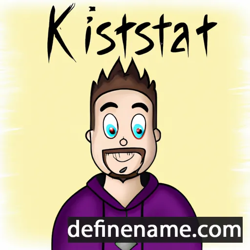 cartoon of the name Krisztián