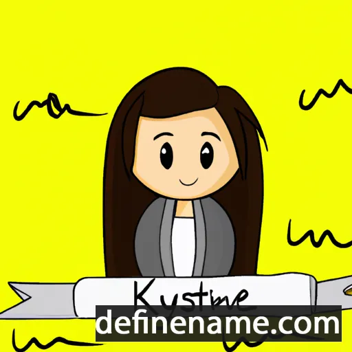 Krystine cartoon