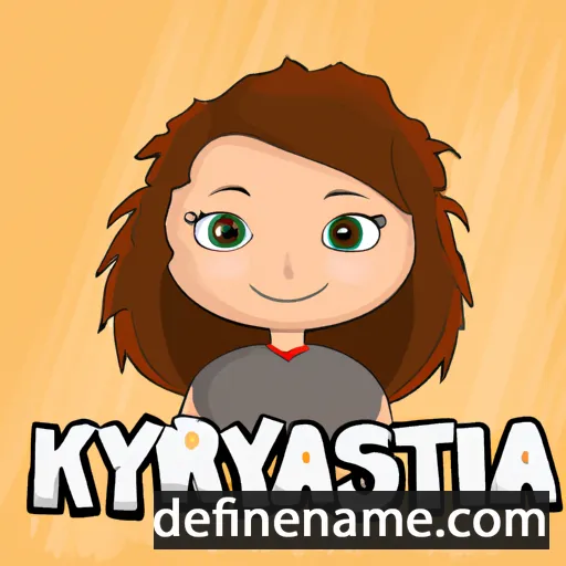 Krystyna cartoon