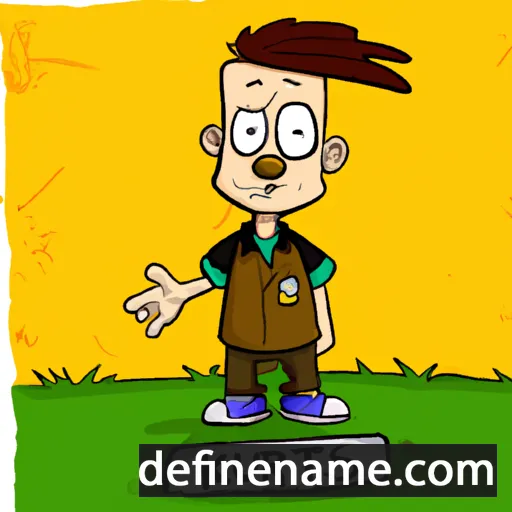 cartoon of the name Kurtis