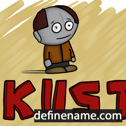 cartoon of the name Kusti