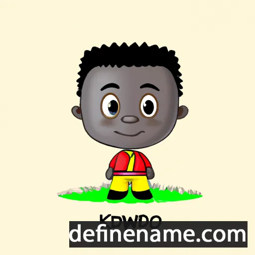 cartoon of the name Kwadwo