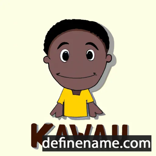 cartoon of the name Kwaku