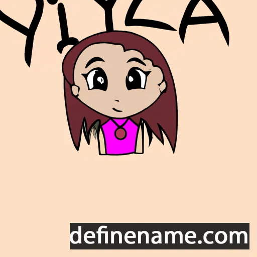 cartoon of the name Kyla