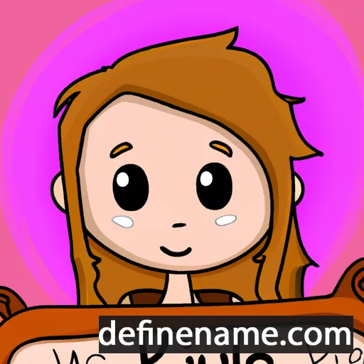 cartoon of the name Kylee