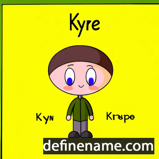 cartoon of the name Kyriake