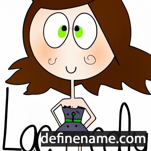 cartoon of the name Lacey