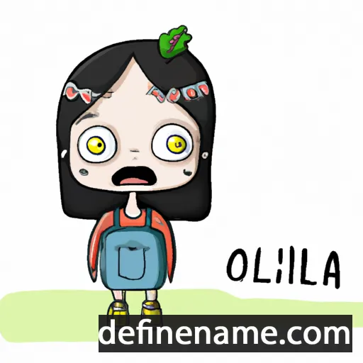 Ólína cartoon