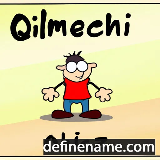 cartoon of the name Ölziichimeg