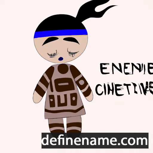 cartoon of the name Ȯh-tsévatóéhné'e