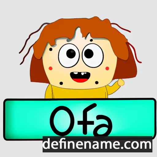 cartoon of the name Offa