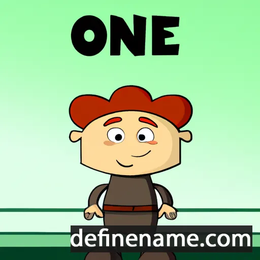 cartoon of the name Ofione