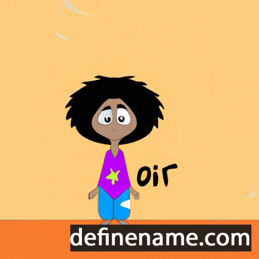 cartoon of the name Ofiri