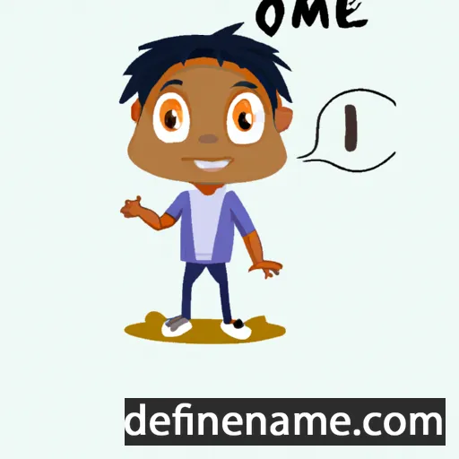 cartoon of the name Ofonime