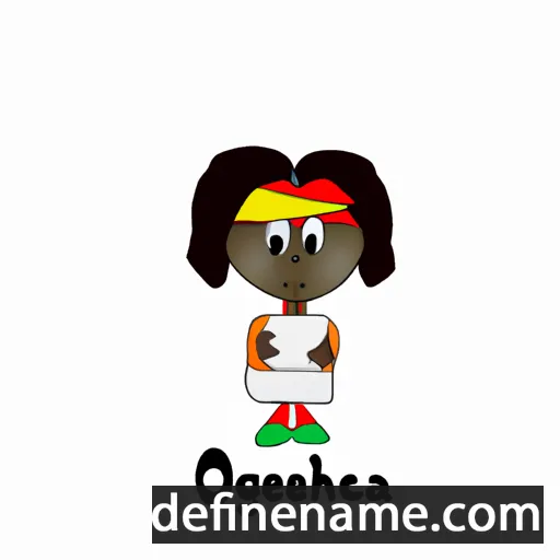 cartoon of the name Ogagaoghene