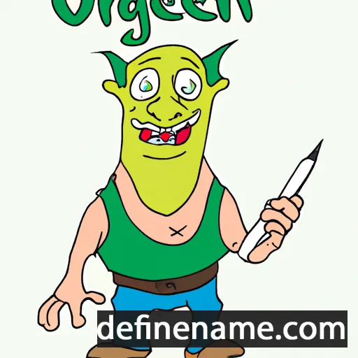 Ogrepen cartoon