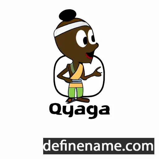 cartoon of the name Ogugua