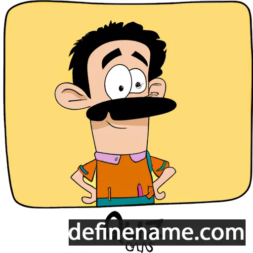 cartoon of the name Oguz