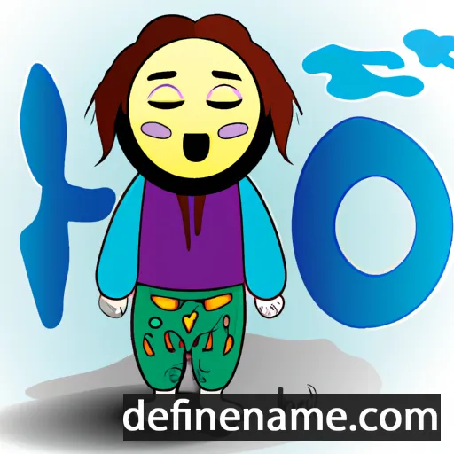 cartoon of the name Ohu