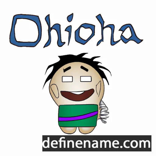 cartoon of the name Oihonna