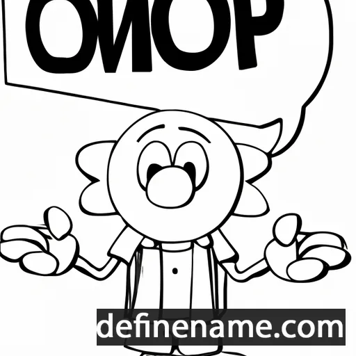 Oinopion cartoon