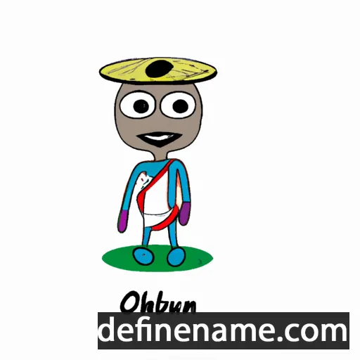 cartoon of the name Ojonubi