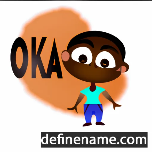 cartoon of the name Oka