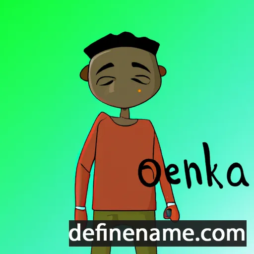 cartoon of the name Okenna