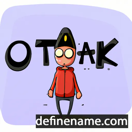 cartoon of the name Oktaj