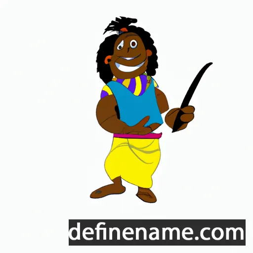 cartoon of the name Olabisi