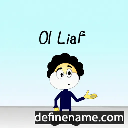 cartoon of the name Olaifr