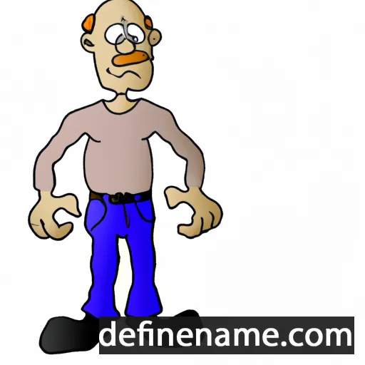 cartoon of the name Olander