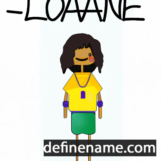 cartoon of the name Olane