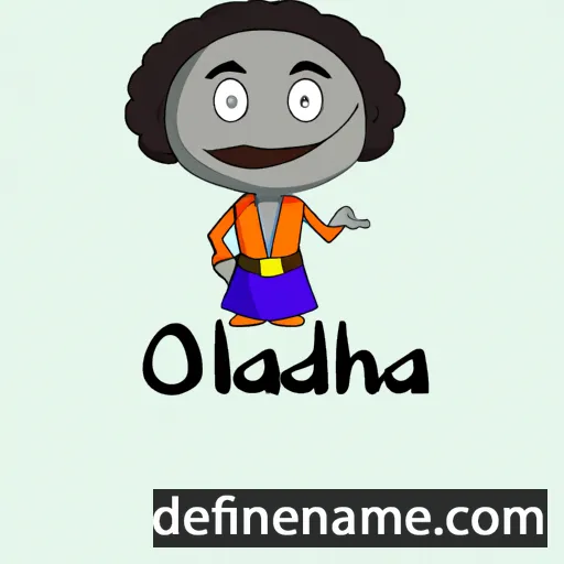 cartoon of the name Olaudah