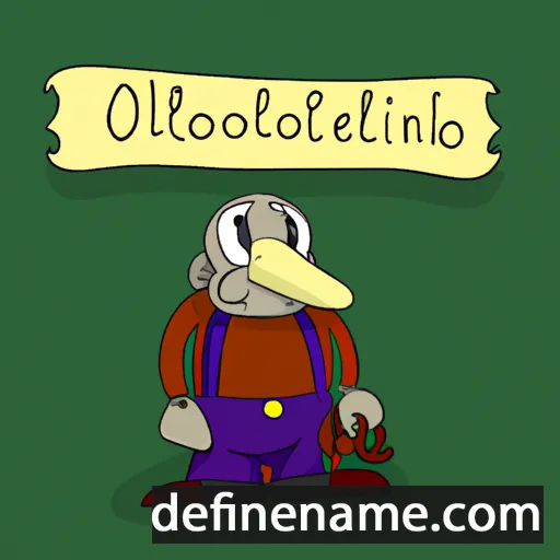 cartoon of the name Oldorelino