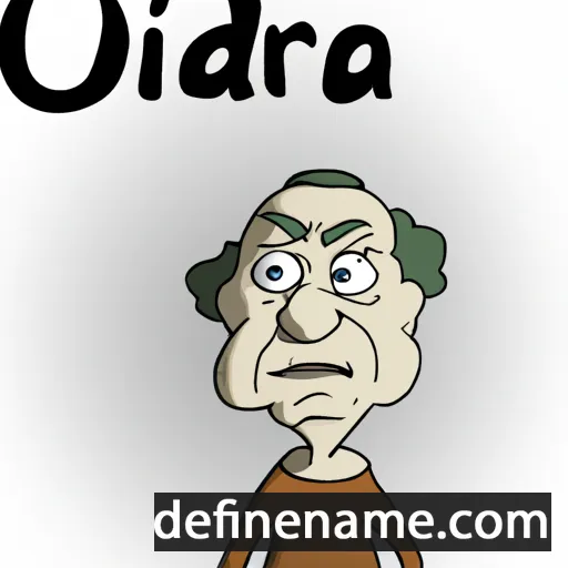 cartoon of the name Oldra