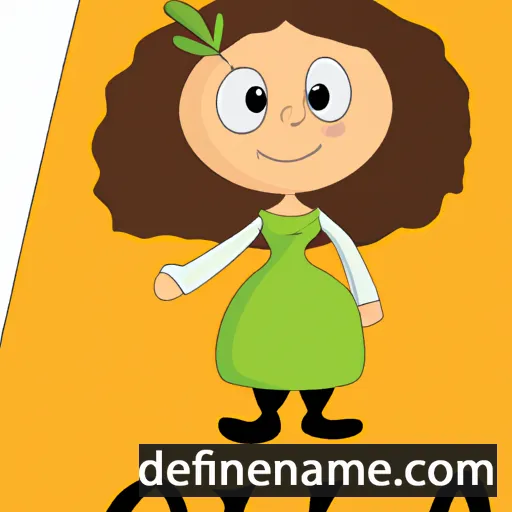 cartoon of the name Olea