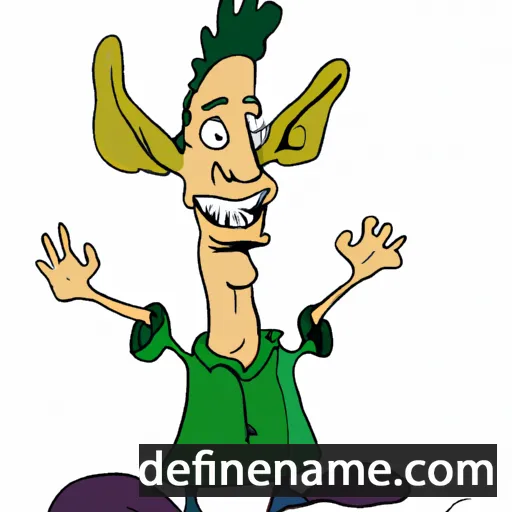 cartoon of the name Oleif