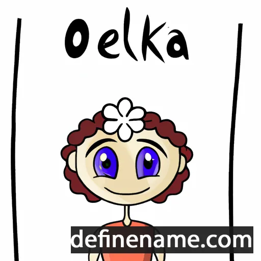 Oleka cartoon