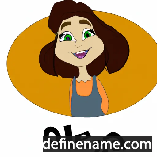 cartoon of the name Olena