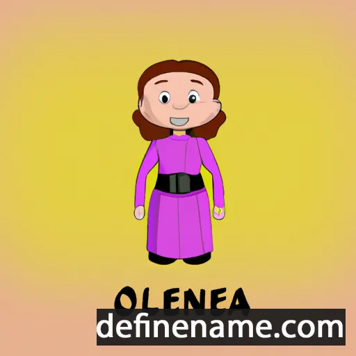 cartoon of the name Olenna