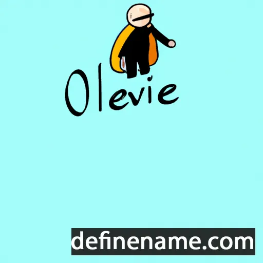 cartoon of the name Olevine