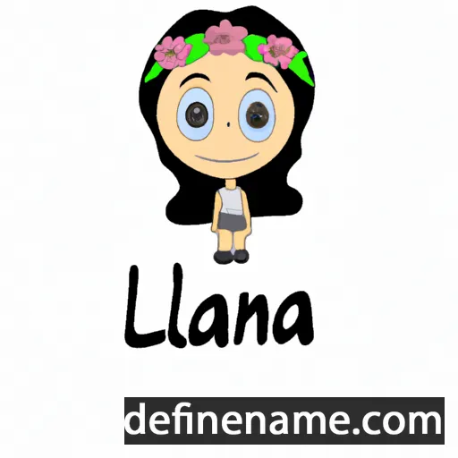 cartoon of the name Olianna