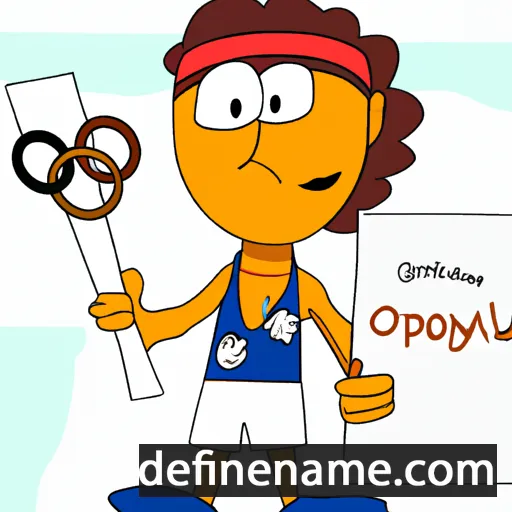 Olimpian cartoon