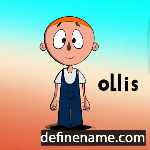 cartoon of the name Olis